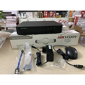 Trọn bộ 5 camera Hikvision chính hãng DS-2CE56D0T-IRP + DS-2CE16D0T-IRP và đầu ghi DS-7108HGHI-F1/N