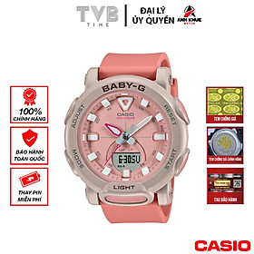 Đồng hồ nữ dây nhựa Casio Baby-G chính hãng Anh Khuê BGA-310-4ADR