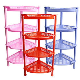 Kệ góc lớn 4 tầng 73 x 41 x 28 cm Chấn Thuận Thành để nhà tắm, nhà bếp, phòng khách có thể tháo rời, hàng Việt Nam chất lượng cao (KG4T20-L) giao màu ngẫu nhiên
