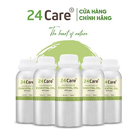 Tinh dầu Thiên nhiên 24Care Dung tích 500ml - Chiết xuất thiên nhiên, khử mùi, thơm phòng, giúp tinh thần tỉnh táo