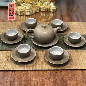 Mua Bộ Ấm Trà Đạo Hồng Sa Bát Tràng Thủy Bình (Dung tích 200ml) AHS 28