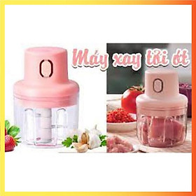 Mua Máy Xay Mini Sạc Điện  Có Cổng Sạc Usb  Xay Hành  Tỏi  Rau Củ Quả