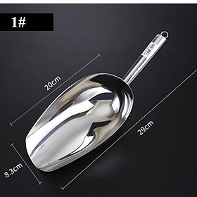 Mua Muôi Inox xúc đá  dụng cụ múc đá các loại hạt cà phê   bột . muỗng đa năng chất liệu cao cấp không gỉ đa dạng kích thước