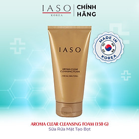 I01 Sữa rửa mặt tạo bọt IASO Aroma Clear Cleansing Foam 150g