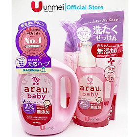 Combo Nước Giặt Arau Baby (Bình 800ml + Túi 720ml)