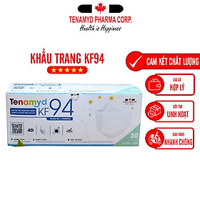 (2 Cái) Khẩu Trang KF94 Người Lớn Tenamyd Chính Hãng