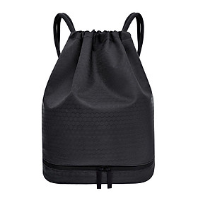 Waterproof Drawstring Sport Gym Backpack Shoulder Bag Sack