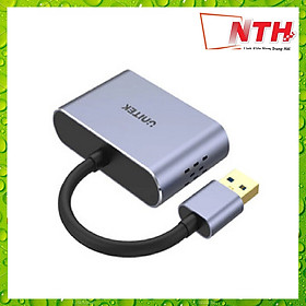 CÁP CHUYỂN ĐỔI CỔNG USB 3.0 RA CỔNG HDMI VÀ CỔNG VGA V1304A UNITEK - Hàng Nhập Khẩu
