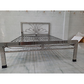 Mua Giường ngủ inox vuông không nệm đầu giường
