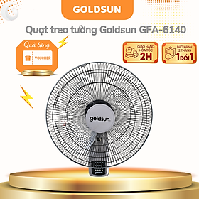 Mua Quạt điện treo tường Goldsun có điều khiển GFA-6140 công suất 50W  3 chế độ gió cực mát cho mùa hè - Hàng chính hãng