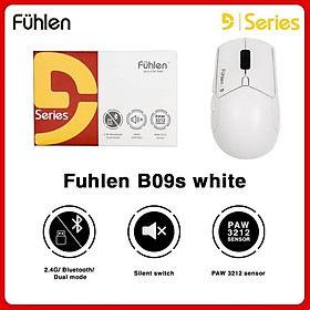 Chuột Không Dây (Bluetooth và Wireless 2.4G) Fuhlen B09s Dual Modes Silent Switch Giảm Ồn DPI 4000 - Hàng Chính Hãng