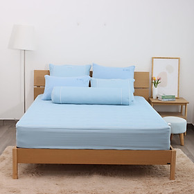 Bộ ga giường chần bông K-Bedding by Everon KNTS chất vải Ice-tencel thoáng mát, kháng khuẩn