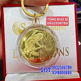 Móc khóa xu 12 con giáp TUỔI KHỈ ý nghĩa phong thủy làm quà tặng - AnNhien