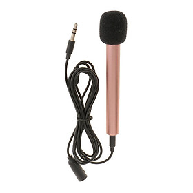 Mini Microphone Mic for Mobile Phone Rose Gold