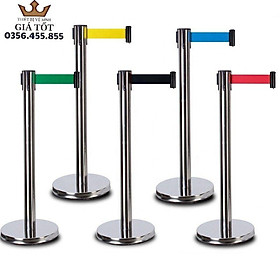 Mua CỘT CHẮN INOX MÀU BẠC 3 KÍCH THƯỚC CỘT PHÂN CÁCH