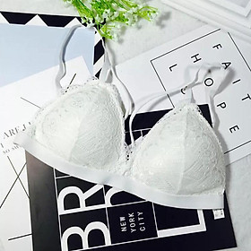 Bralette Ren Chữ V Sexy không gọng kèm đệm mút cao cấp QUINN BRA AB6635 - Áo Lót cotton đẹp móc cài gợi cảm nâng ngực