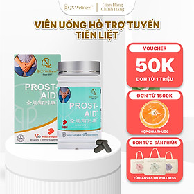 Viên Uống Bổ Sung Prost-Aid QN Wellness Chiết Xuất Saw Palmetto Hỗ Trợ Trao Đổi Chất, Tăng Cường Sức Khỏe Tuyến Tiền Liệt & Chức Năng Tiểu Tiện - Hộp 60 Viên