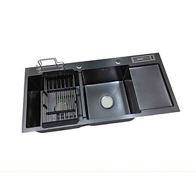 Mua CHẬU RỬA BÁT NANO  CHÉN NANO  CÀI DAO GIÁ THỚT GRBC10045NCDT