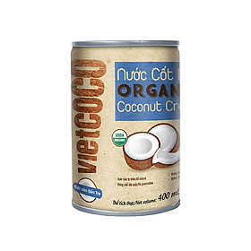 Nước cốt dừa organic Vietcoco 400ml