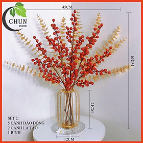 Mua Bình đào đông phú quý tài lộc (Full bình+ hoa) trang trí nhà cửa  cửa hàng  văn phòng  làm đạo cụ chụp ảnh