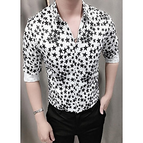 Áo sơ mi nam họa tiết titishop sm05