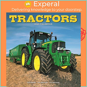 Sách - Tractors Calendar 2024  Square Wall Calendar - 16 Month by  (UK edition, paperback)