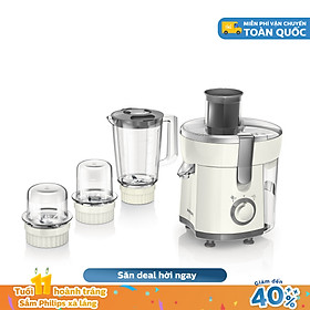 Máy Xay Ép Trái Cây Philips HR1847 (350W) - Hàng chính hãng
