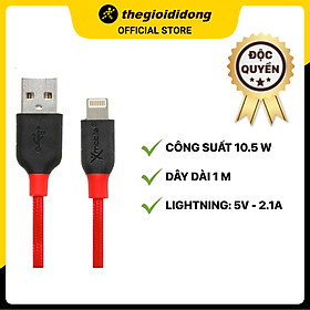 Mua Cáp Lightning 1m Xmobile DR-L001X Đỏ đen - Hàng chính hãng