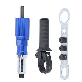 Electric Rivet Gun Adapter Kit,Cordless Rivet Gun Tool Riveting Insert Electric Hand Drill Set
