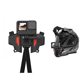 Mua BỘ GẮN GOPRO VÀ ACTION CAM LÊN CẰM MŨ BẢO HIỂM FULLFACE - HÀNG NHẬP KHẨU