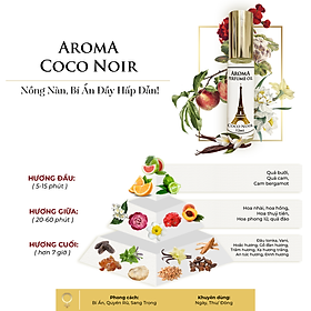 Aroma CoCo Noir – Tinh Dầu Nước Hoa Pháp Dạng Lăn 12ml