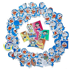 Bộ 50 Sticker Doraemon Tặng Kèm 5 Hình Nhóm Bạn Nobita Shizuka Suneo Gian Hình Dán Chủ Đề Máy Dễ Thương Cute Chống Nước Decal Chất Lượng Cao Trang Trí Va Ly Du Lịch Xe Đạp Xe Máy Xe Điện Motor Laptop Nón Bảo Hiểm Máy Tính Học Sinh Tủ Quần Áo