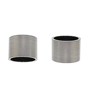 2pcs Exhaust Pipe to Muffler Silencer Gasket Connector Graphite Seal 2