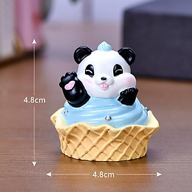 Charm tách trà, cốc kem, bát mỳ với mẫu thú đáng yêu  dùng làm móc khóa, DIY