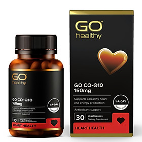 GO CO Q10 160MG 30 VIÊN - Viên uống bổ tim nhập khẩu chính hãng GO Healthy New Zealand