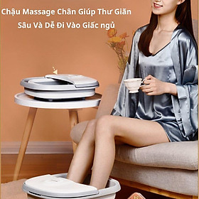 Mua Chậu Ngâm Chân Massage Gấp Gọn Khử Trùng Bằng Ánh Sáng Đỏ  Bồn Ngâm Chân Giữ Nhiệt Độ Thông Minh