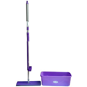 Mua Combo cây lau bẹ kéo Homeeasy HO-12I + Xô đựng nước lau nhà 45cm (giao màu ngẫu nhiên)