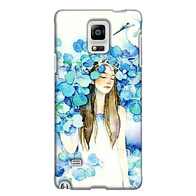 Ốp Lưng Dành Cho Điện Thoại Samsung Galaxy Note 4 - Cô Gái Lá Xanh