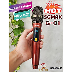 Mua Micro Không Dây SGMAX G01   Mẫu Mới  Chuyên Dùng Cho karaoke Hát Nhẹ