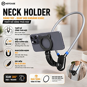 Giá đỡ đeo cô từ tính magnetic hỗ trợ quay phim HOTCASE Neck Holder cho điện thoại iPhone / Samsung hỗ trợ quay vlog, POV góc nhìn thứ 1 - Hàng nhập khẩu
