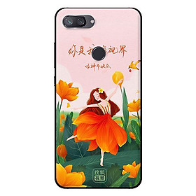 Ốp lưng in cho Xiaomi Mi 8 Lite mẫu Cô Gái Múa - Hàng chính hãng