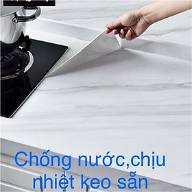 Mua 5M DECAl dán tường nhà bếp nhà tắm mẫu mới keo sẵn khổ 60 cm