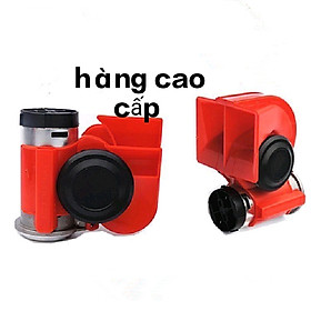 Bộ còi hơi điện cho xe máy và ôtô âm thanh cực lớn hàng cao cấp 