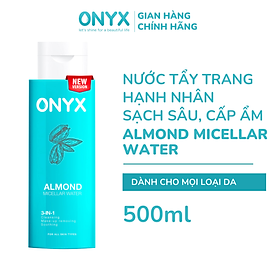 Nước Tẩy Trang Làm Sạch & Dưỡng Da Hạnh Nhân ONYX Almond Micellar Water 500ml