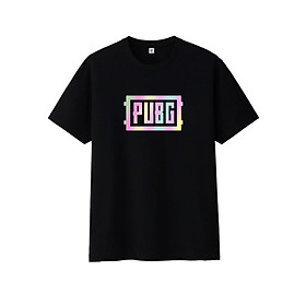 Áo phông phản quang 7 màu PUBG / Áo thun unisex tay lỡ form rộng chất cotton co dãn mềm mát