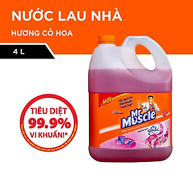 Mua Mr Muscle Nước Lau Nhà Hương Cỏ Hoa 4000ml