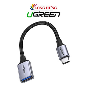 Mua Cổng chuyển đổi Ugreen USB-C to USB 3.0 OTG Cable Alu Case with Braid US378 70889 - Hàng chính hãng