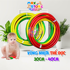 Vòng Thể Dục Nhựa Đường Kính 30cm và 40cm Cho Bé Mầm Non