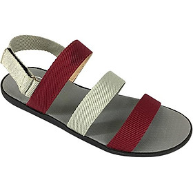 Giày Sandal 3 Quai Ngang Nam Everest EV12 A252 (Đỏ Phối Xám)