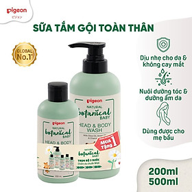 Tặng Tắm gội Botanical 200ml Tắm Gội Toàn Thân Cho Bé Natural Botanical